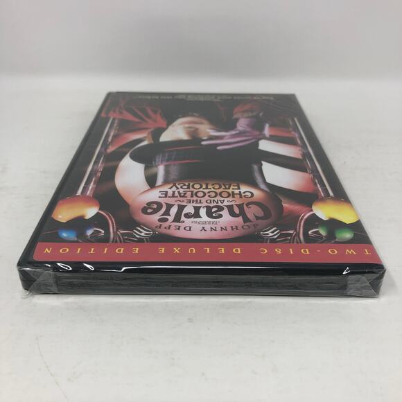 Charlie and the Chocolate Factory (2005) DVD 2 Disc Deluxe Set Johnny Depp NEW - Picture 3 of 6